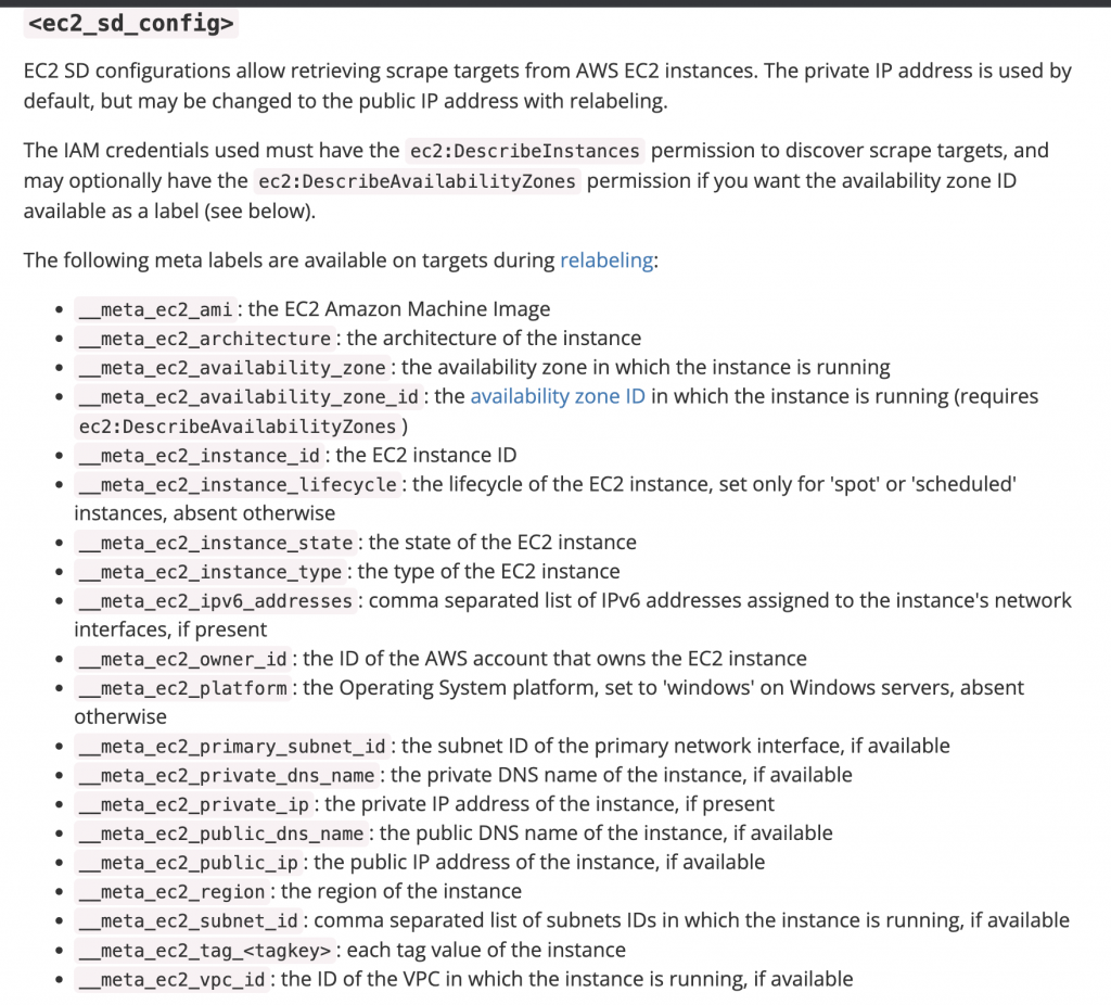 <strong>AWS EC2 Instance auto discovery in Prometheus</strong>